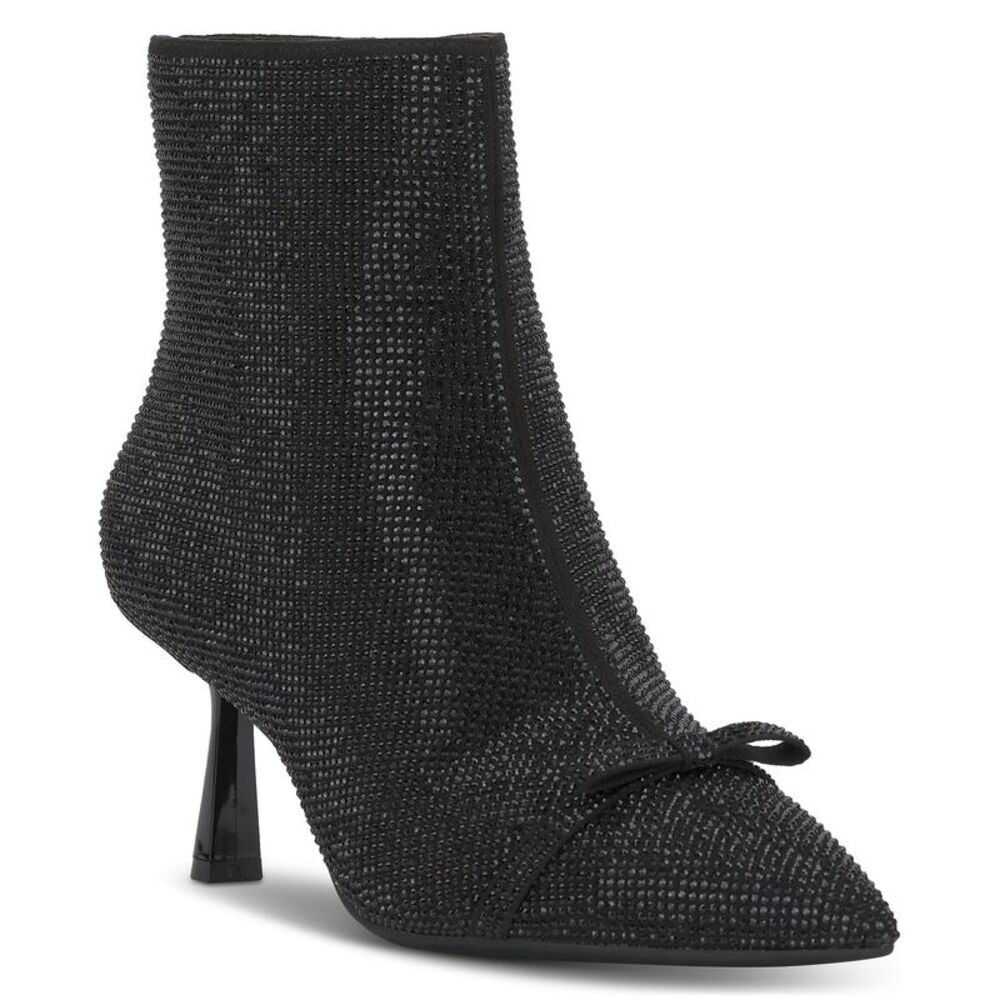 INC International Concepts Women's Delphia Embellished Mid-Heel Booties